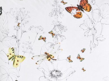 Vorschaubild christian fischbacher spannbettlaken satin papillon