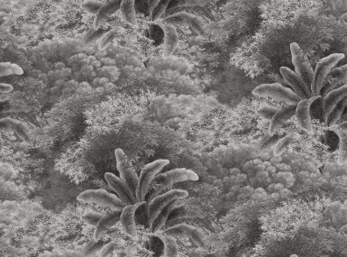 Vorschaubild christian fischbacher tapete palmeria grau 200342 detail