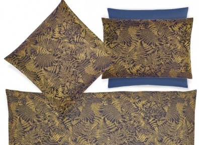 Christian Fischbacher Bettwäsche Farn Jacquard gold