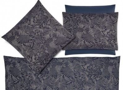 Christian Fischbacher Bettwäsche Farn Jacquard hellgrau