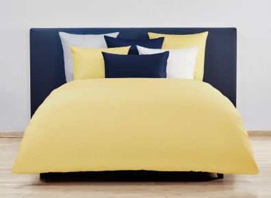 Christian Fischbacher Bettwäsche Uni Satin Hellgelb