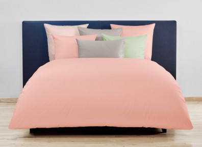 Christian Fischbacher Bettwäsche Uni Satin Peach