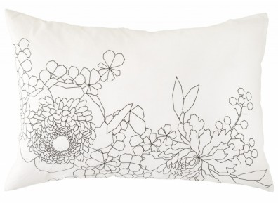 Christian Fischbacher Alive Dekokissen Bezug schwarz weiß