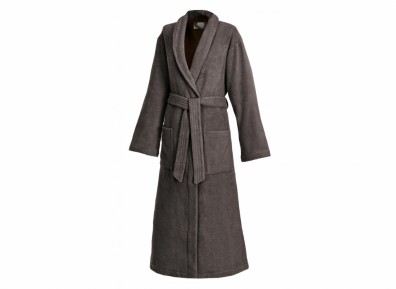 Christian Fischbacher Frottier Bademantel rocky brown