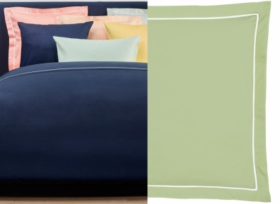 Christian Fischbacher Bettwäsche Satin Balance graugrün