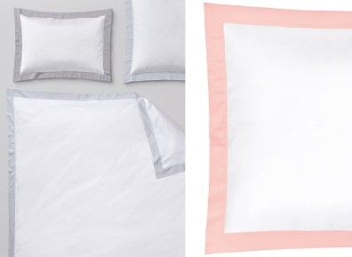 Christian Fischbacher Bettwäsche Color Frame Satin peach