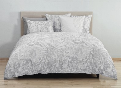 Christian Fischbacher Bettwäsche Malabar grau Lasiala