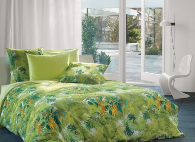 Christian Fischbacher Bettwäsche Jersey Papagallo