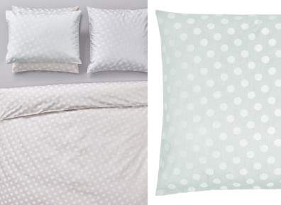 Christian Fischbacher Bettwäsche Polka Jacquard mint