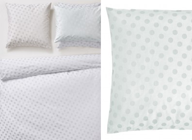 Christian Fischbacher Bettwäsche POLKA VERSO Jacquard Mint