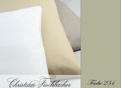 Christian Fischbacher Bettwäsche Uni Satin Jadegrün
