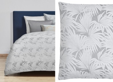 Christian Fischbacher Bettwäsche Sumatra Verso Jacquard silber