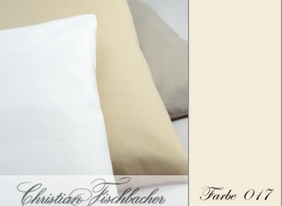 Christian Fischbacher Bettwäsche Uni Perkal creme
