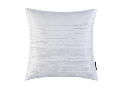 Christian Fischbacher Horizon Dekokissen Bezug weiß grün