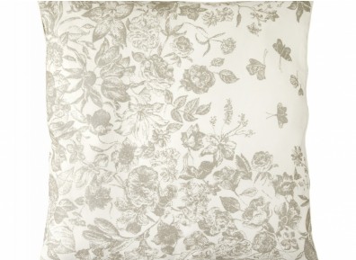 Christian Fischbacher Printemps Dekokissen Bezug taupe